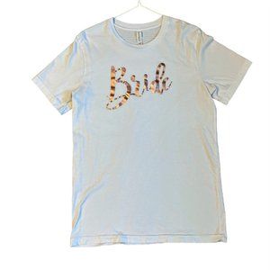 Rose Gold Printed Bride Bella Canvas T Shirt